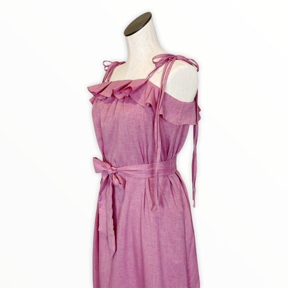 LISTICLE Boho Ruffle Maxi Dress NWT - Picture 9 of 16